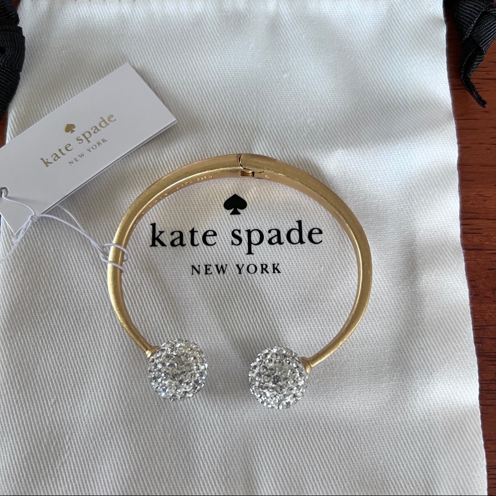 KATE SPADE “Razzle Dazzle” Open Hinged Bangle - Picture 4 of 7